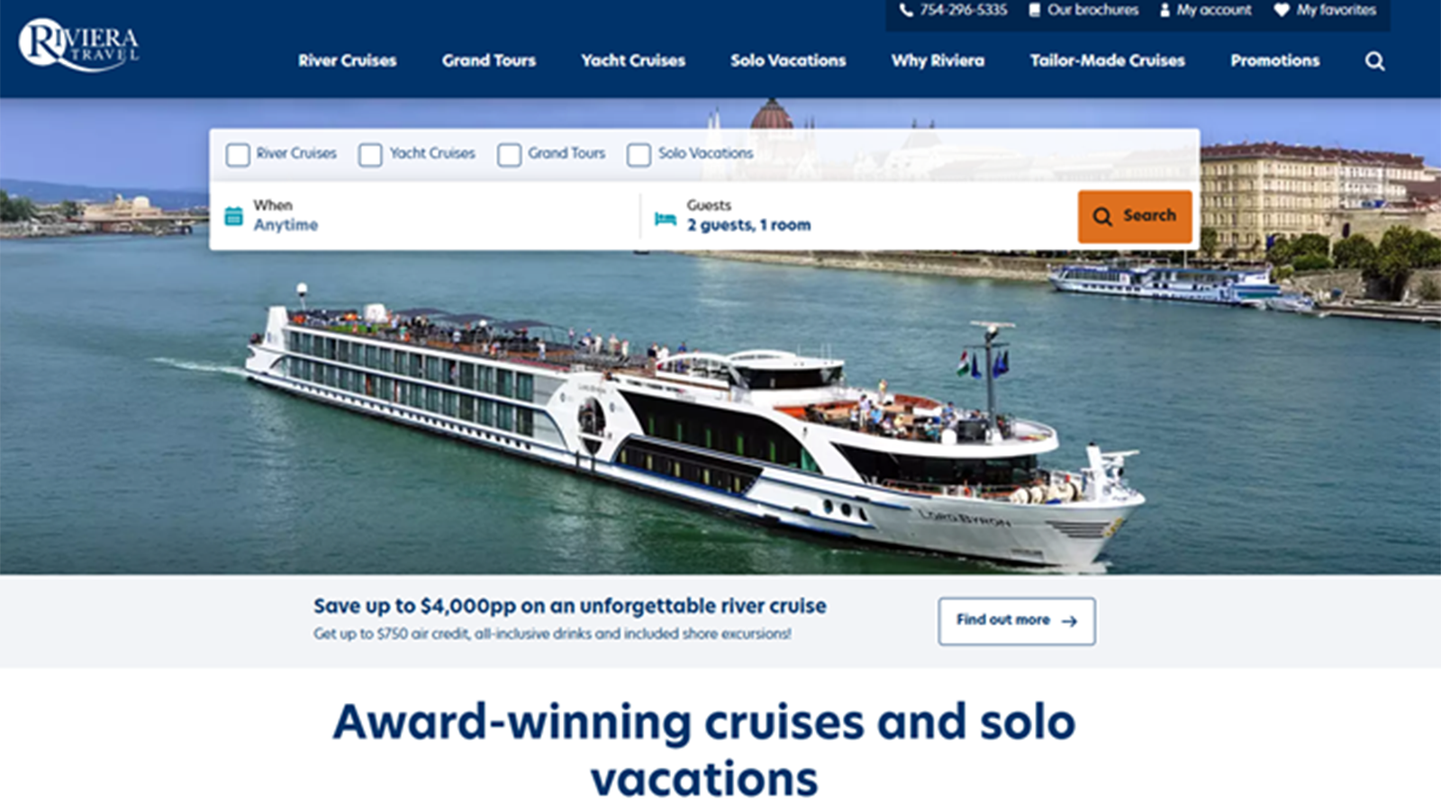 Riviera Travel Unveils New Website and Training Platform for North America