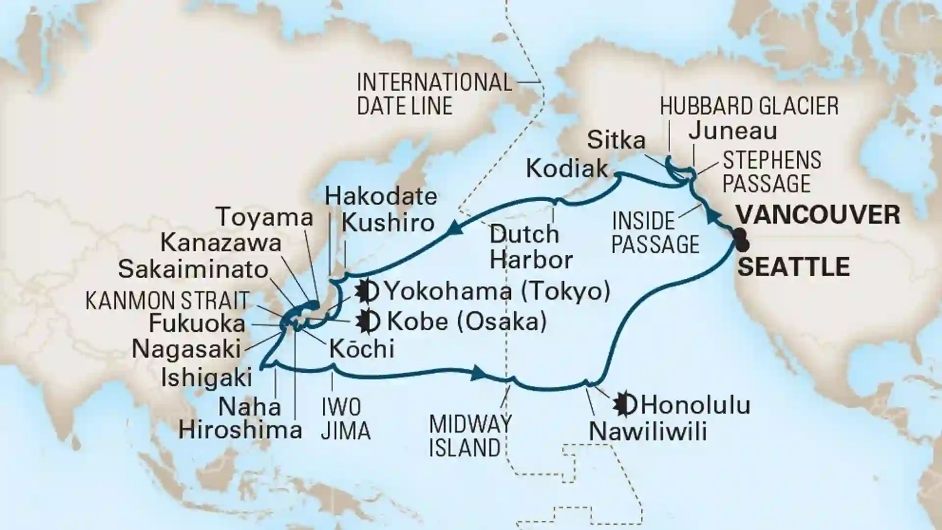 Holland America Expands Asia Cruises With New Japanese Ports for 2027-2028