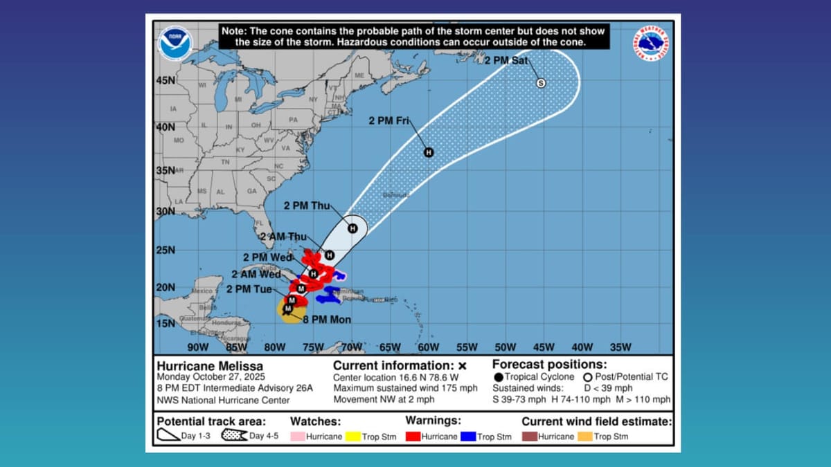 Carnival Reroutes Caribbean Cruises After Hurricane Melissa Hits Jamaica