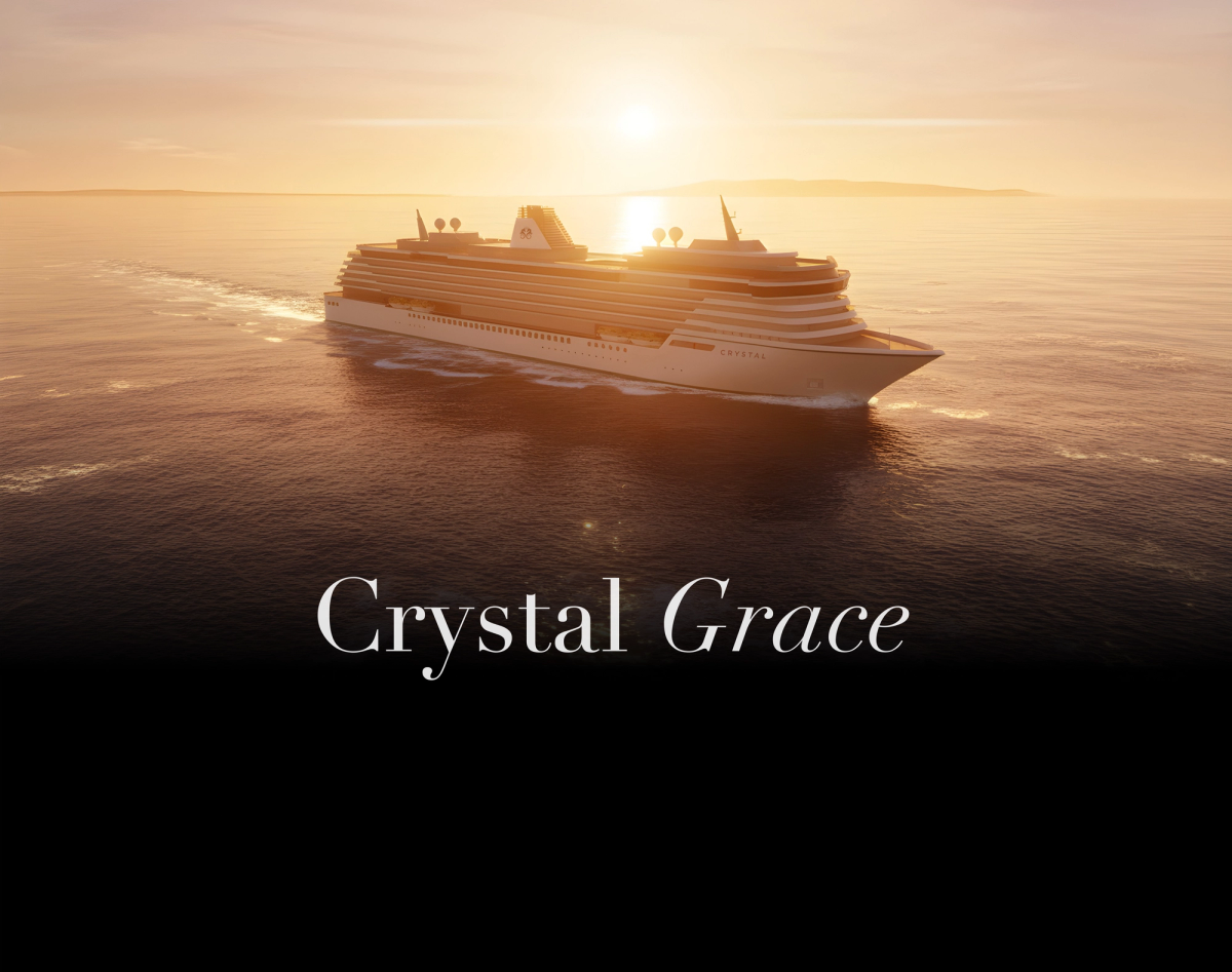 Crystal Unveils Grace, First New Ocean Ship in 25 Years
