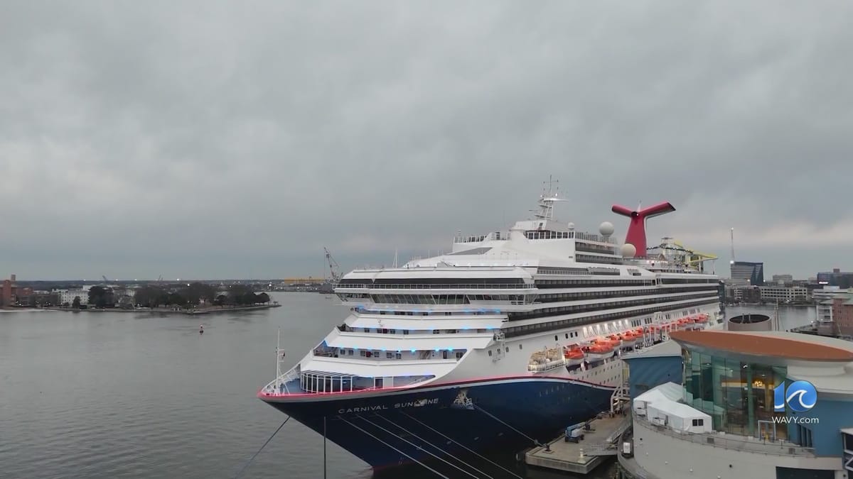 Carnival Delays Sunshine Norfolk Turnaround After Winter Storm Closes Port