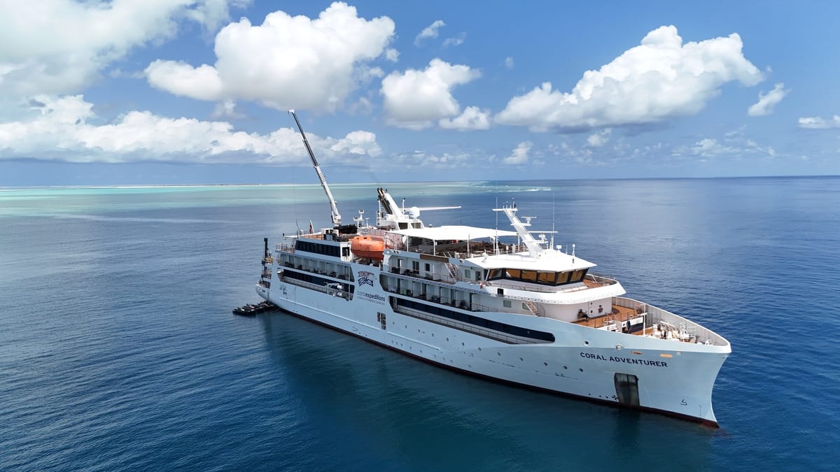 Coral Adventurer Grounds on PNG Reef, Passengers Flown to Cairns