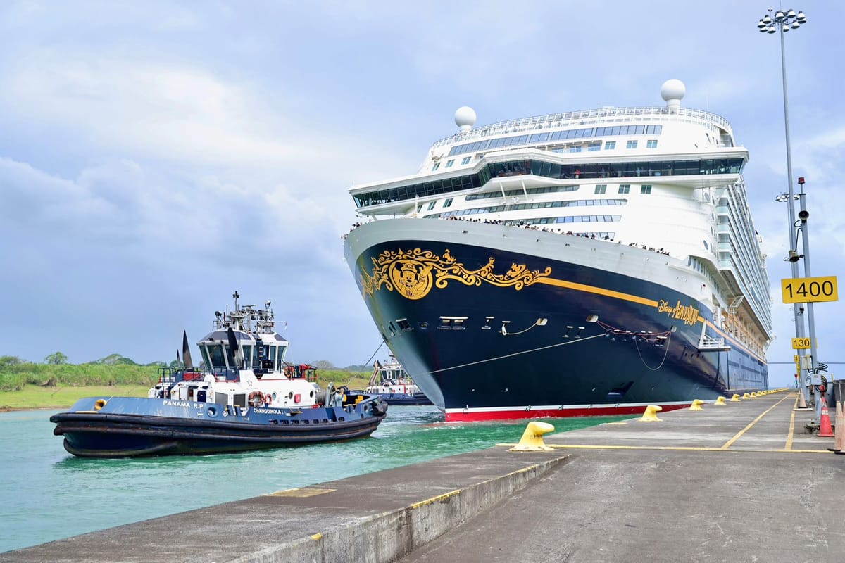 Disney Adventure Sets Panama Canal Record as Largest Cruise Ship