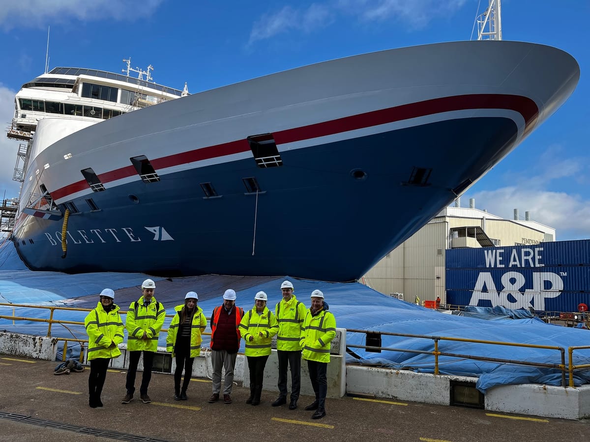 Fred. Olsen's Bolette Returns After 16-Day Refit in Falmouth