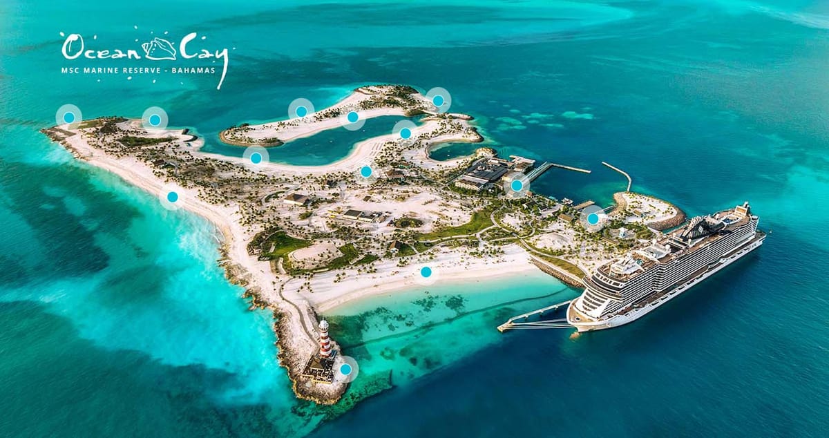 MSC Expands Ocean Cay With Two-Ship Pier, New Facilities by 2027