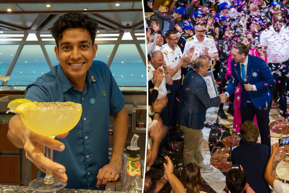 Princess Cruises Sets Guinness Record for 3,410 Margaritas
