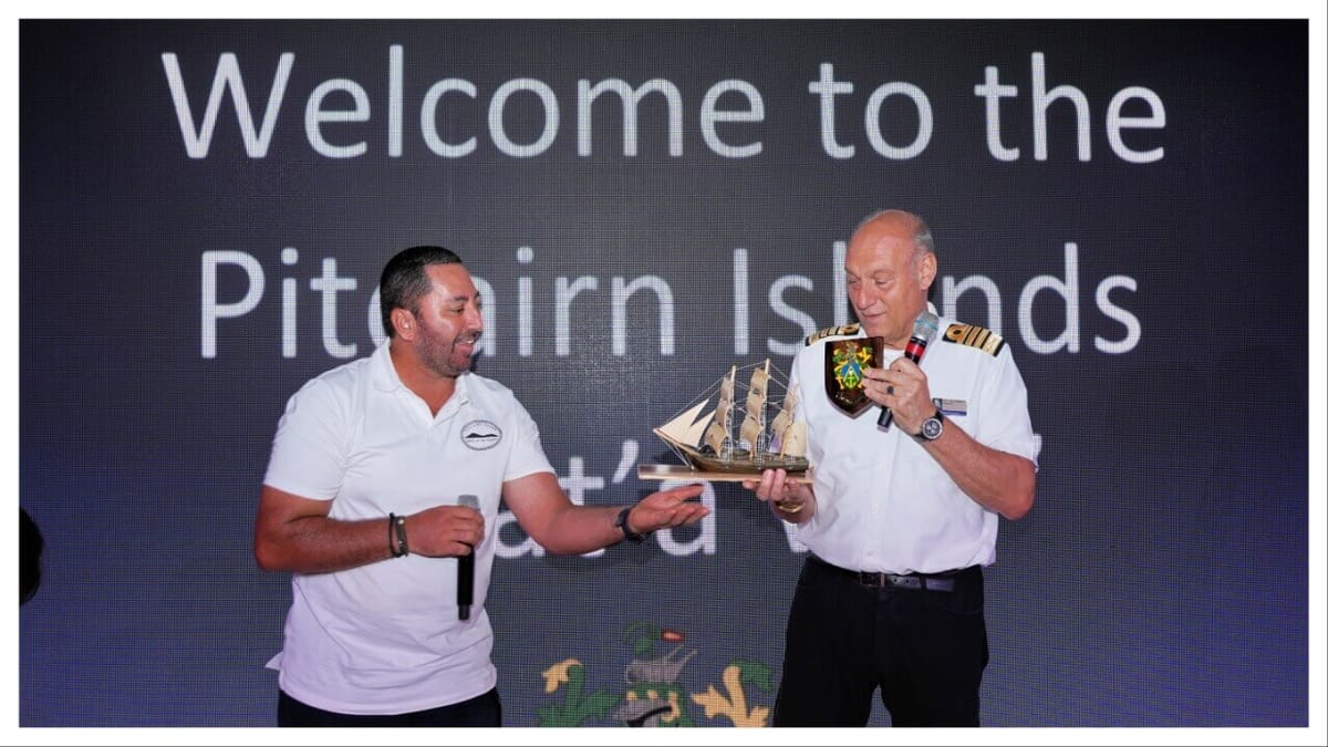 Volendam Welcomes Pitcairn Islanders Aboard During Rare Call