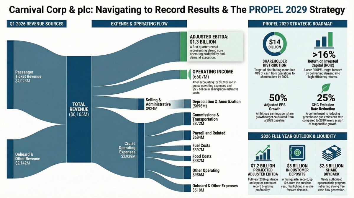 Carnival Authorizes $2.5B Buyback After Record Q1 Profit