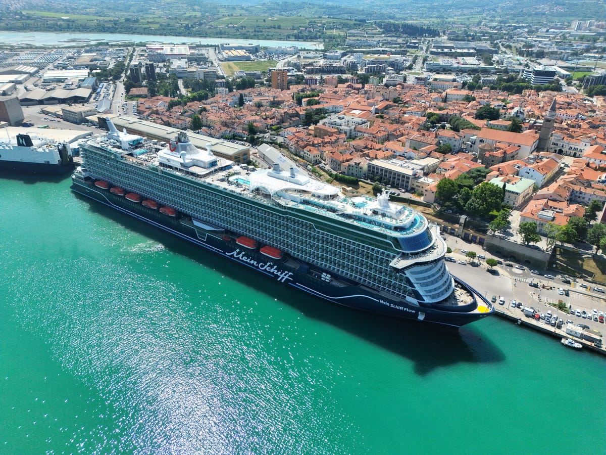 Koper Welcomes Mein Schiff Flow, Its Largest Cruise Ship Yet