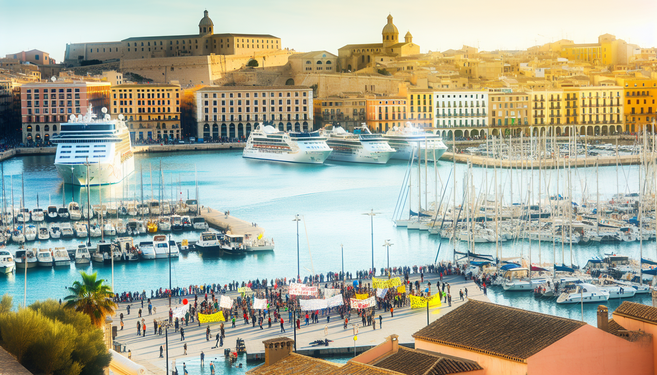 Cruise lines threaten to boycott Spanish ports amid protests