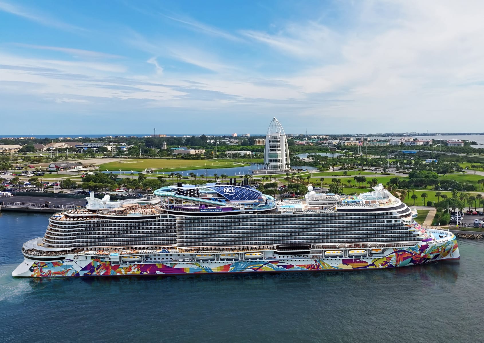 Norwegian Aqua Debuts From Port Canaveral With New Features and Amenities