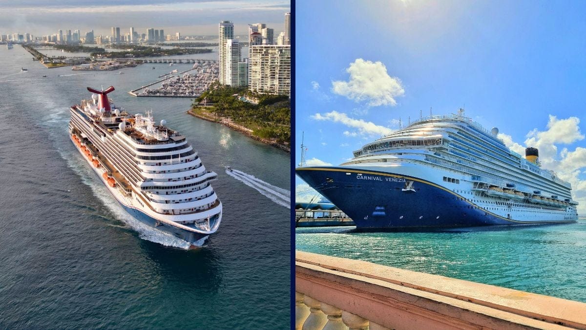Carnival Repositions Venezia to Miami, Firenze to New York for 2027 Cruises