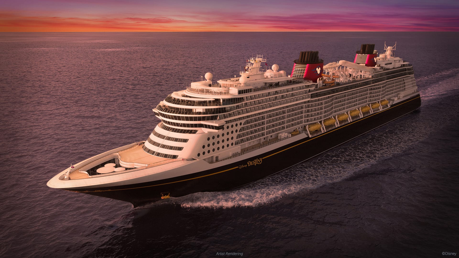 LNG Powered Disney Destiny Debuts in Florida in 2025