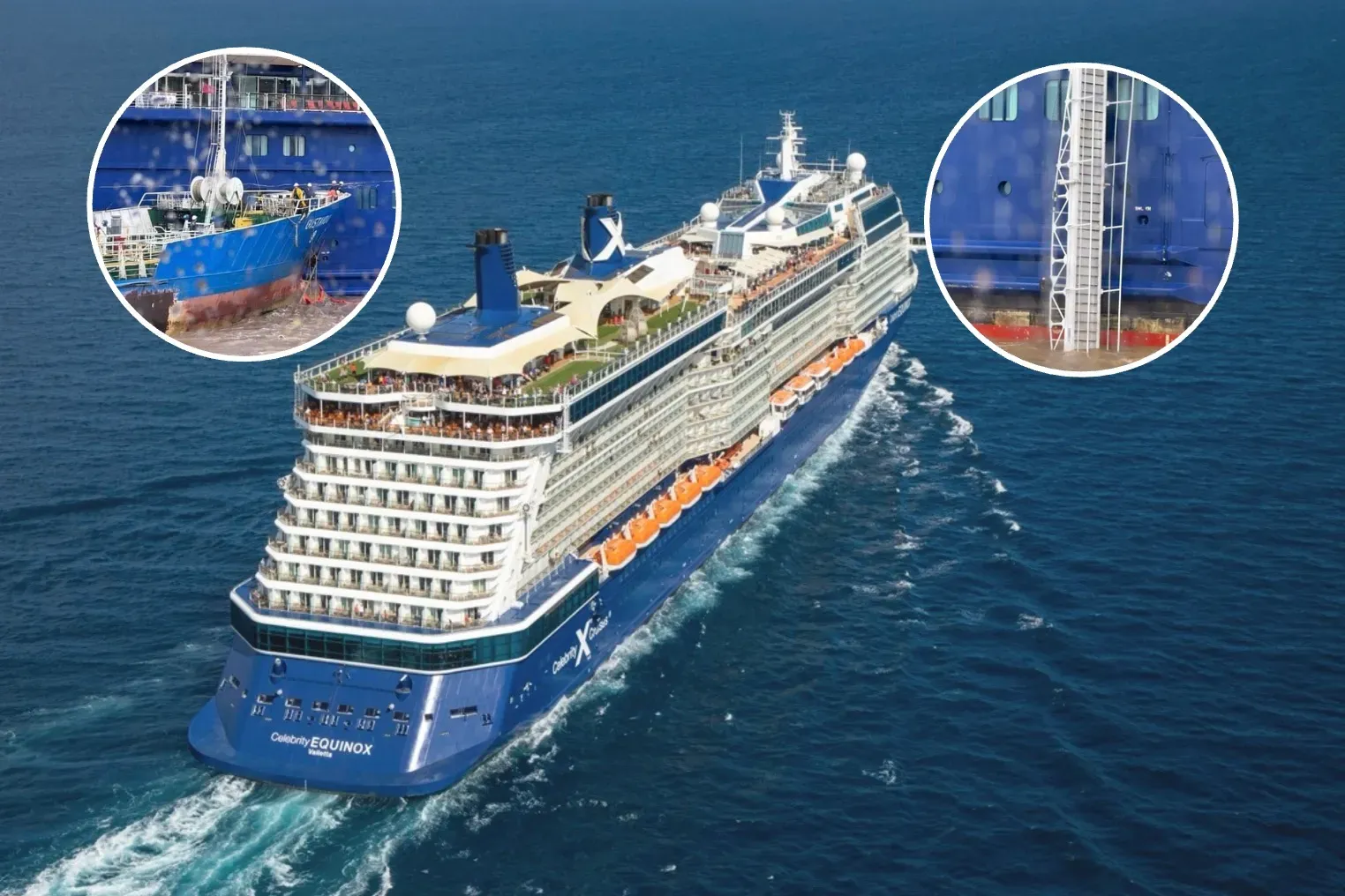 Celebrity Equinox Drifts From Buenos Aires Pier After Lines Snap