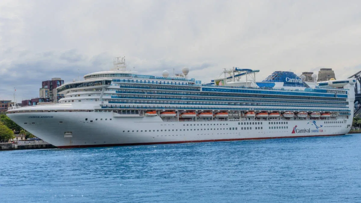 Carnival Adventure Shifts Six 2026 Sydney Cruises to White Bay