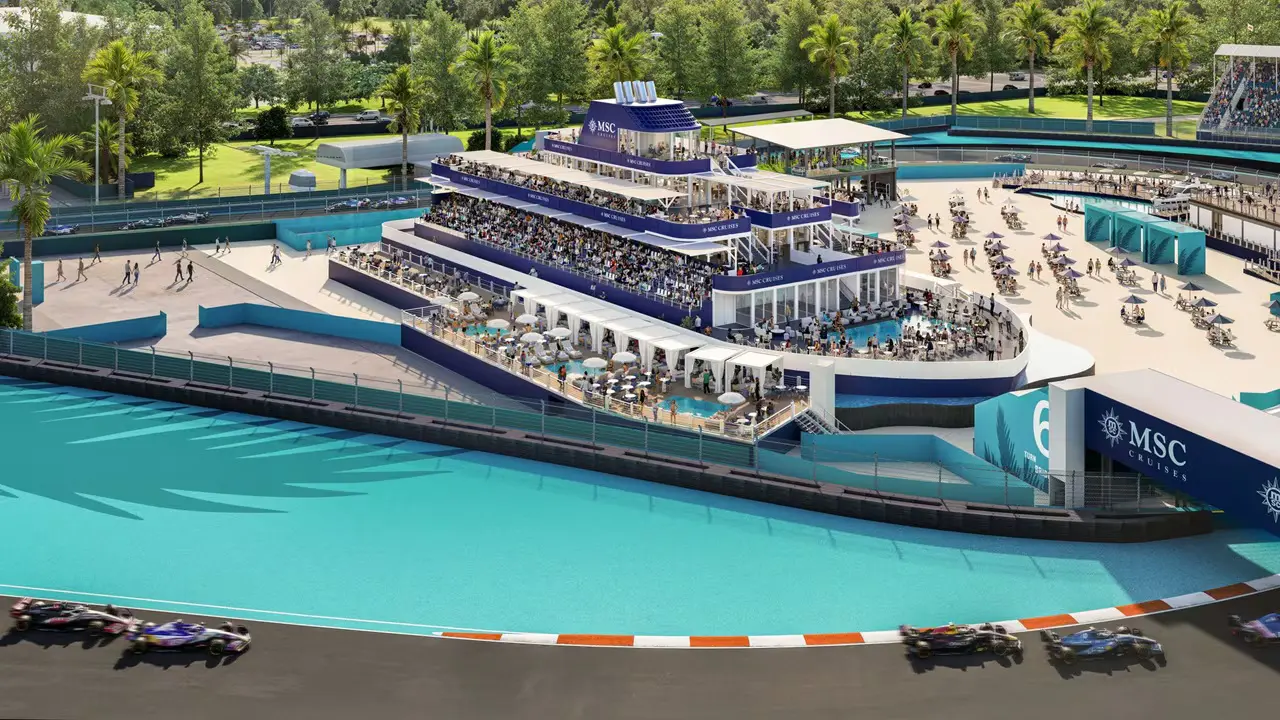 MSC Cruises to Debut Yacht Club Venue at 2026 Miami Grand Prix