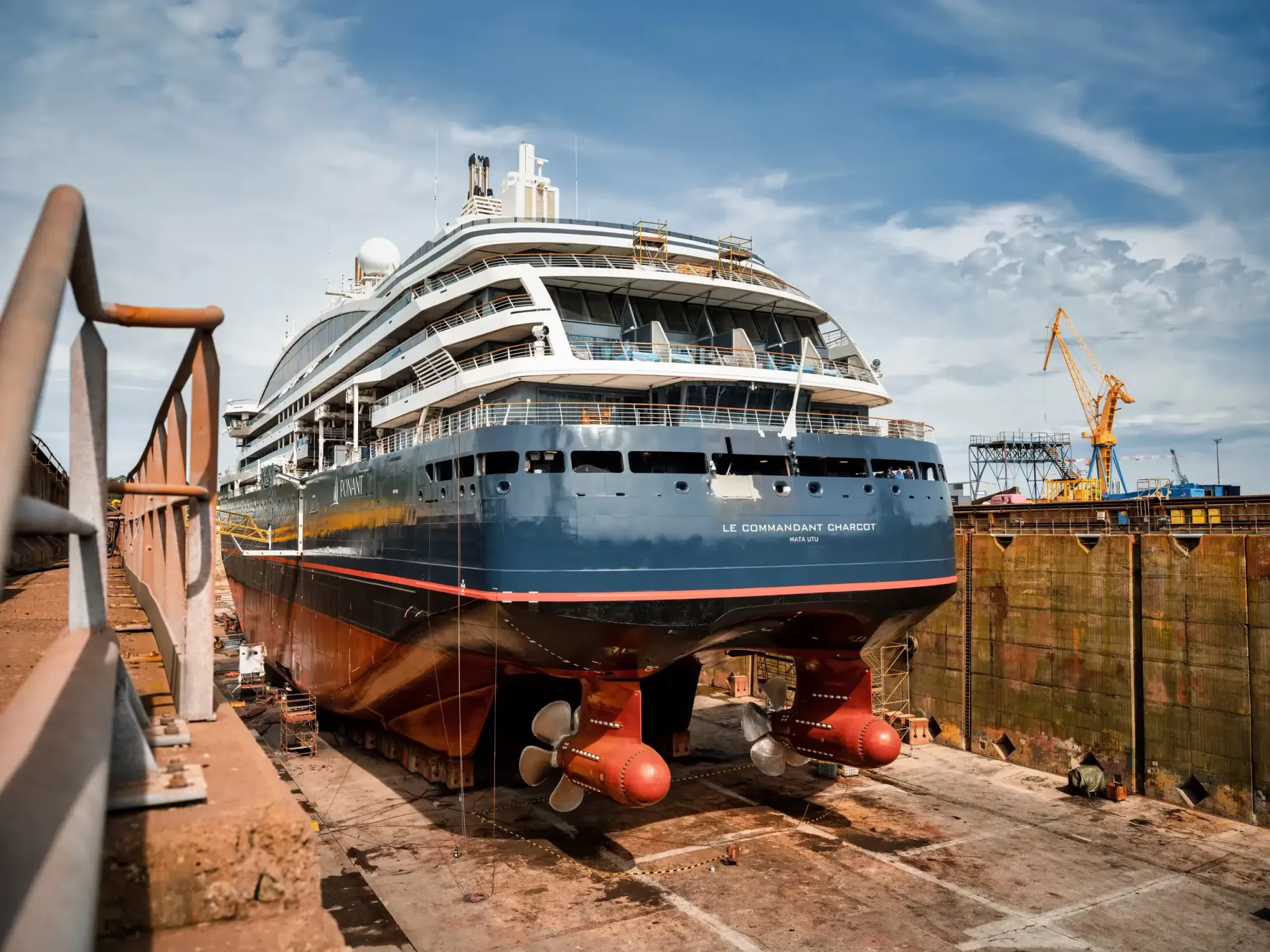 Le Commandant Charcot Completes Drydock Ahead of Arctic Season