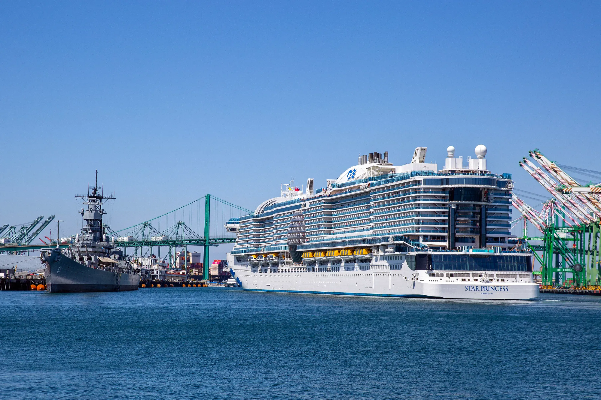 Star Princess Makes West Coast Debut at Port of Los Angeles