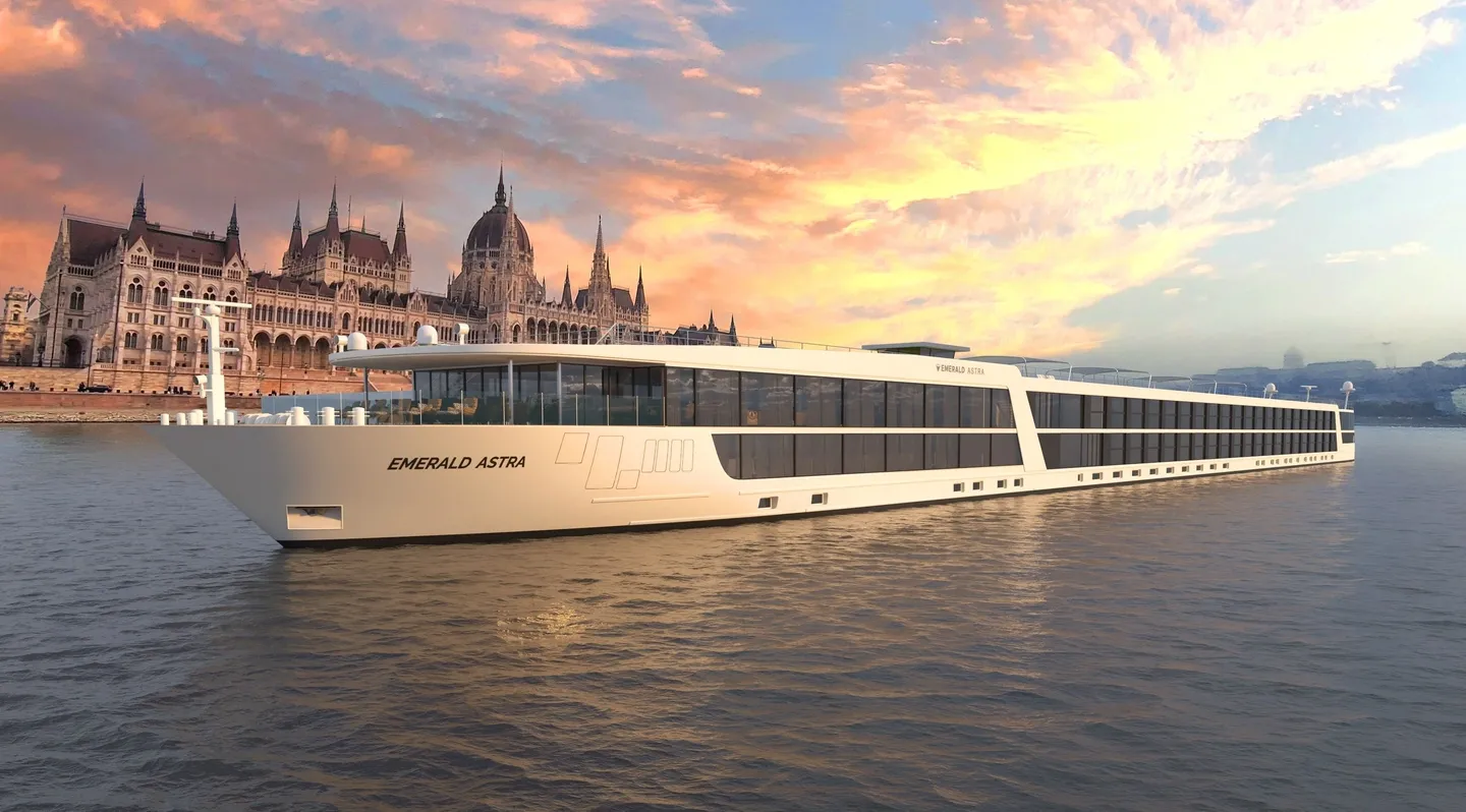 Emerald Cruises Christens River Ship Emerald Astra in Amsterdam