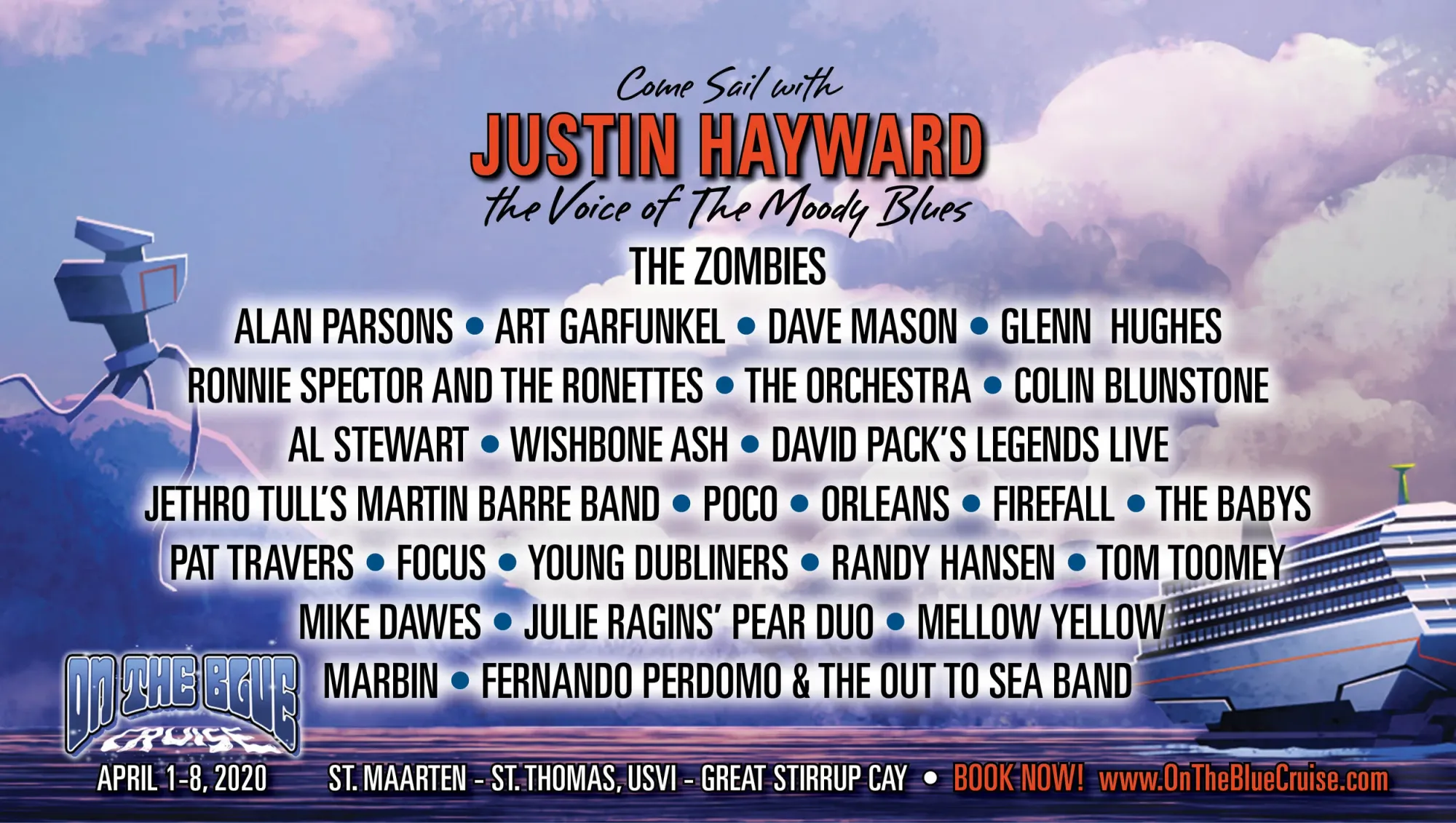 On the Blue Cruise Sets 2027 Miami Sailing With Rock Lineup