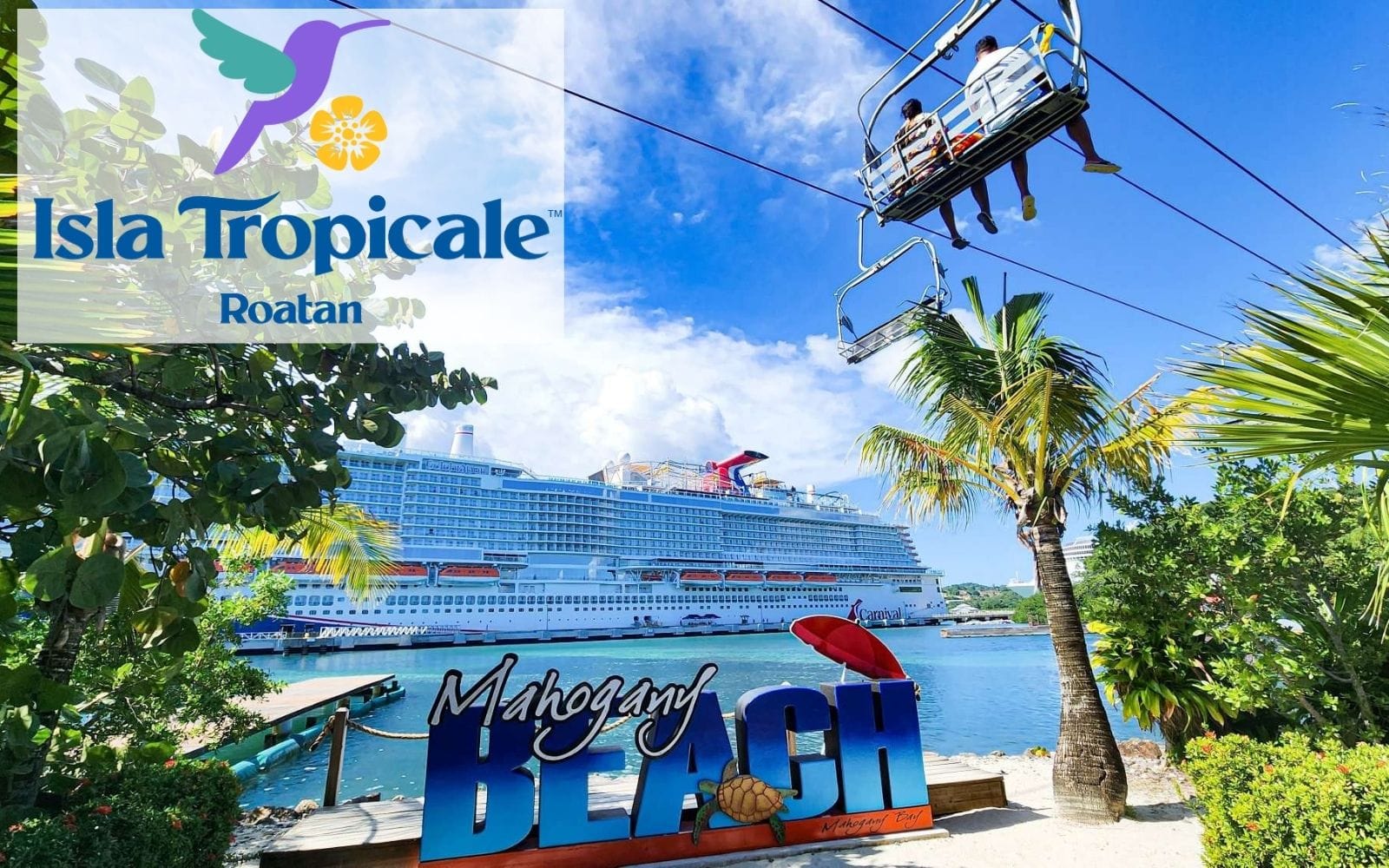 Carnival Opens First Pool at Roatan’s Isla Tropicale