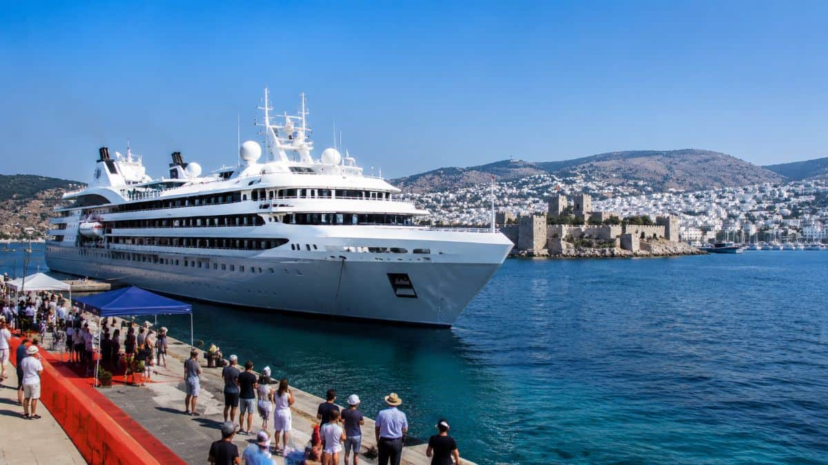 Ponant's Le Boreal Makes Maiden Call at Bodrum Cruise Port