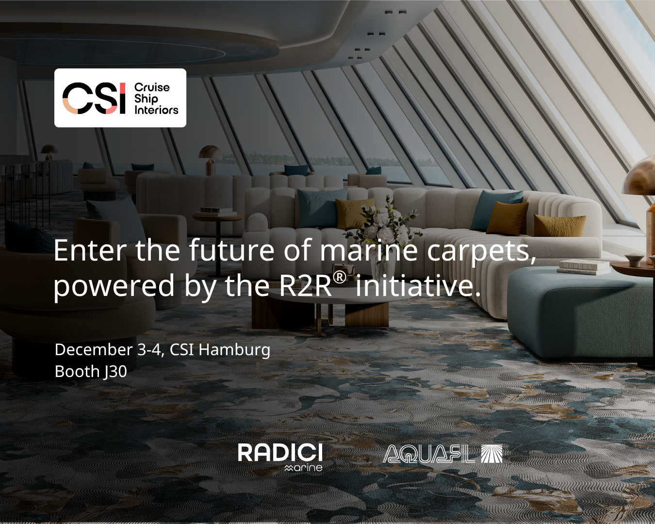 Aquafil Carpet Reaches 70,000 Square Metres in Cruise Refits