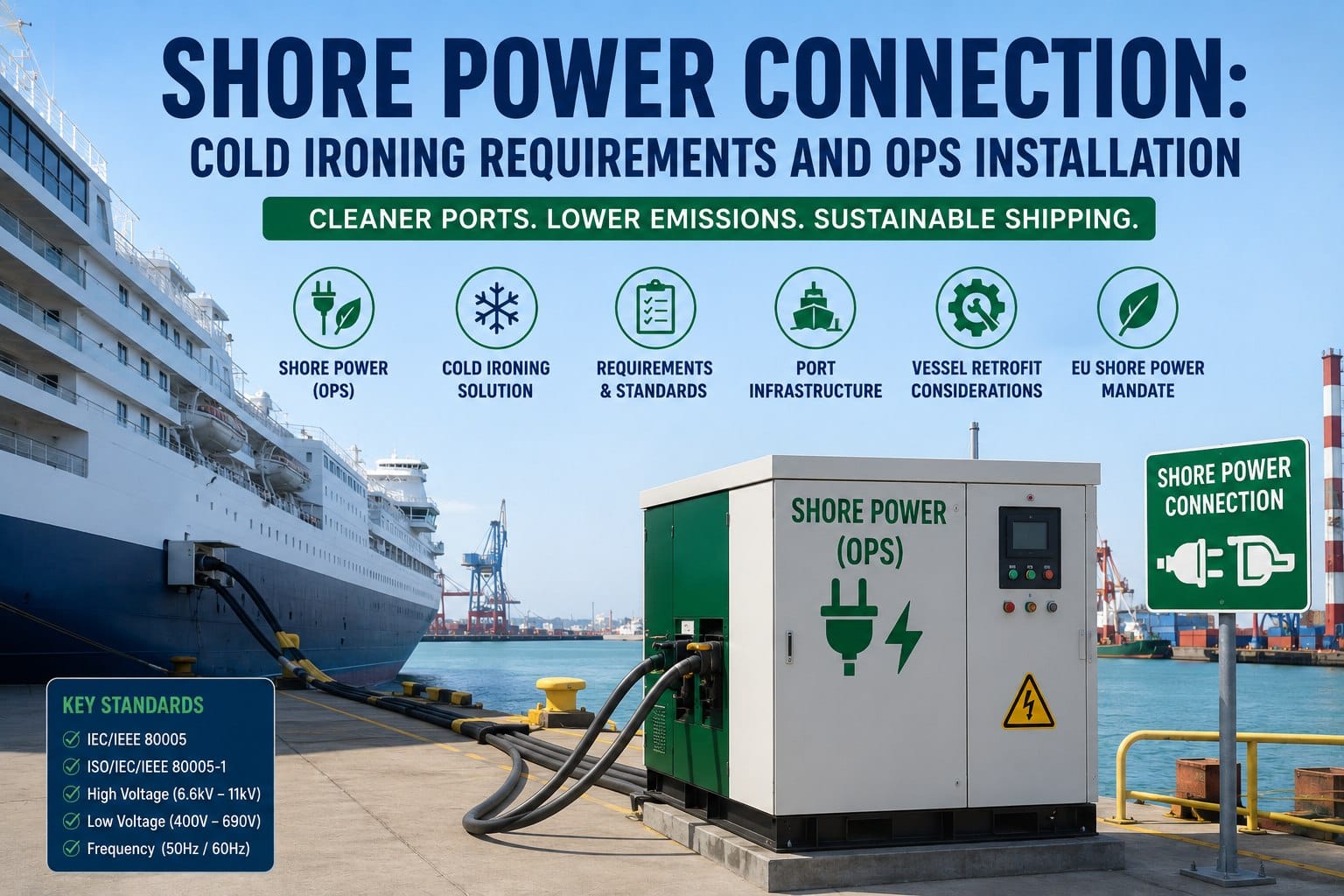 Cruise Ships Add Shore Power as Ports Lag on Electric Berths