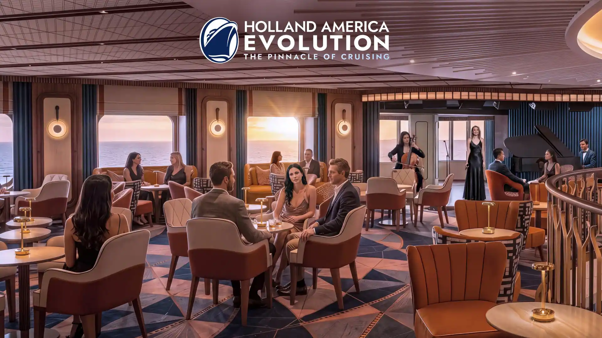 Holland America Unveils Oosterdam Ocean Bar Redesign for 2027