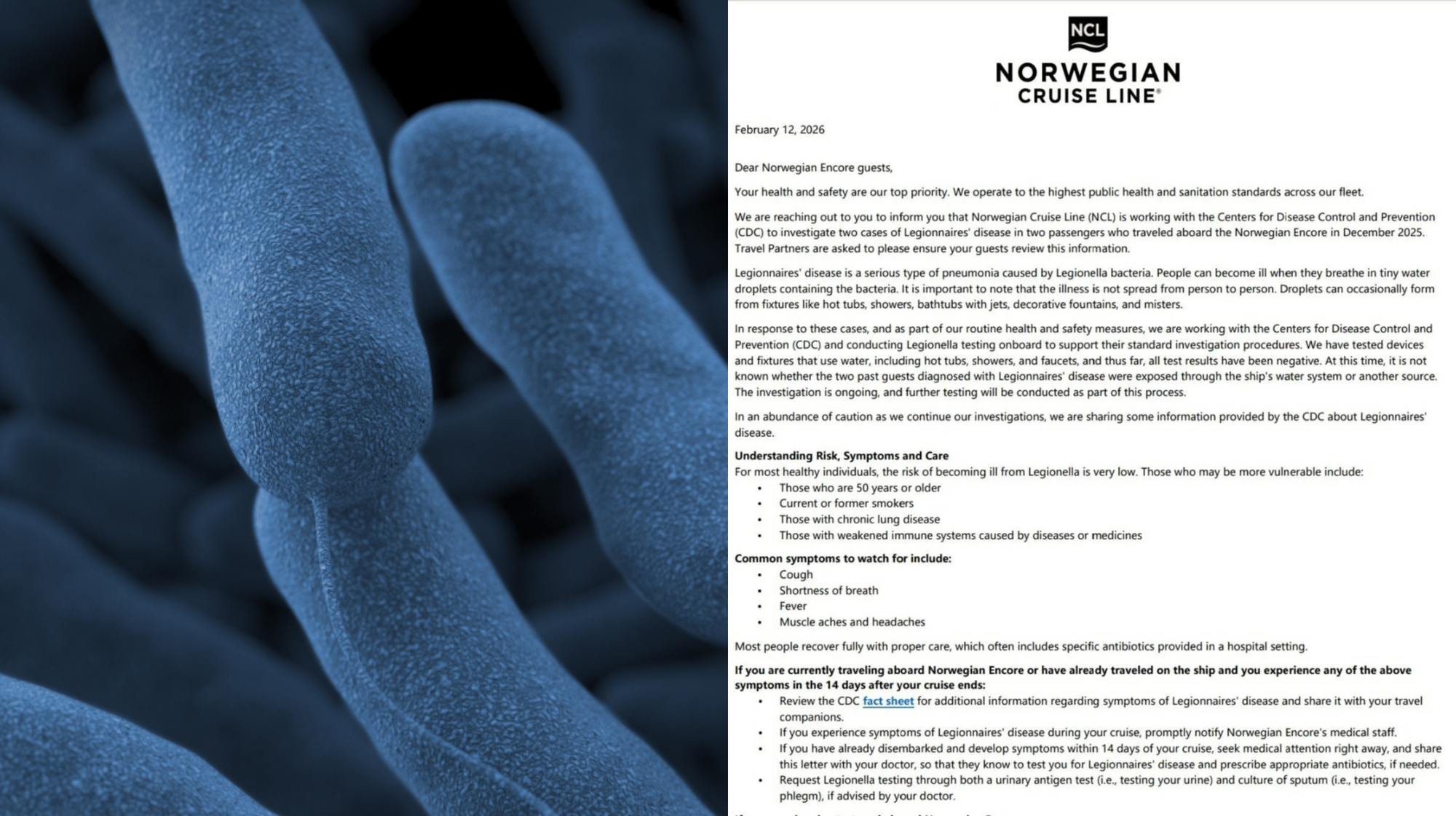 NCL Closes Norwegian Prima Hot Tubs After Legionnaires’ Cases