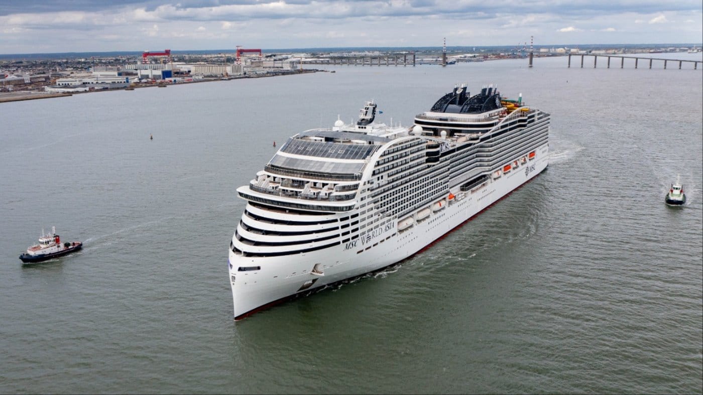 MSC World Asia to Be Named in Le Havre Before Barcelona Debut