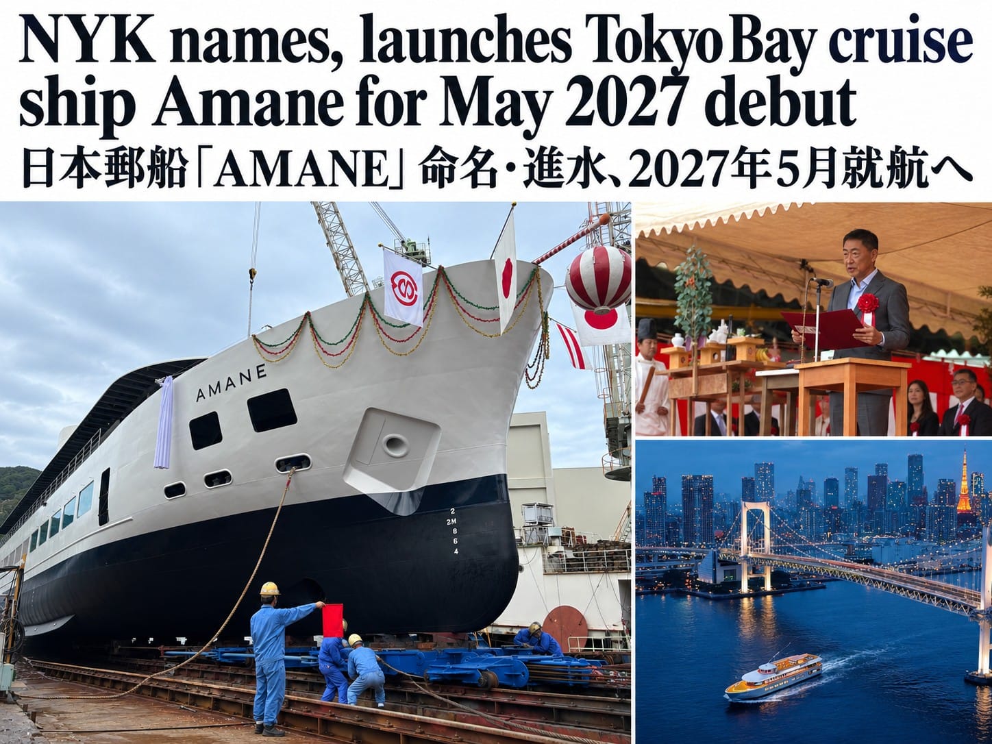 NYK Launches Hydrogen Fuel Cell Restaurant Ship for Tokyo Bay