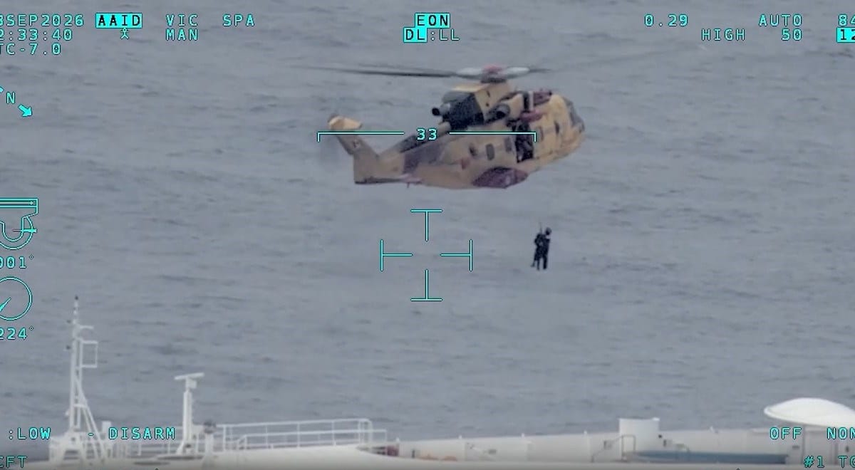 RCAF Evacuates Injured Cruise Crew Member Off Port Hardy