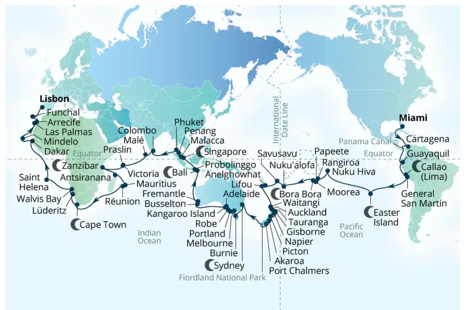 Seabourn Opens Bookings for 138-Day 2029 World Cruise