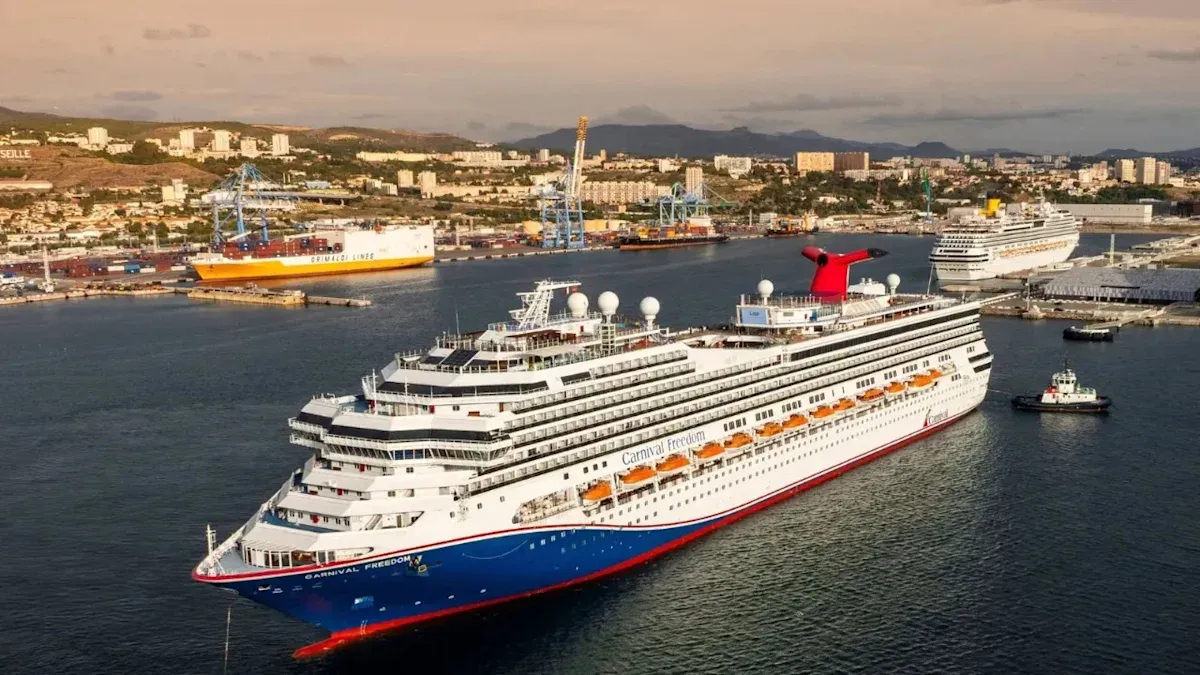 Carnival Freedom Makes First Call at Valletta After Drydock
