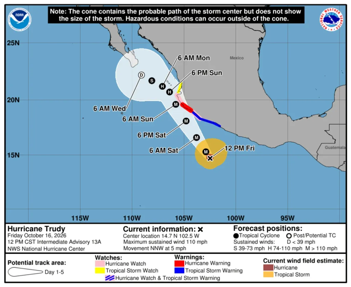 Norwegian Bliss Cancels Acapulco Call as Hurricane Trudy Strengthens
