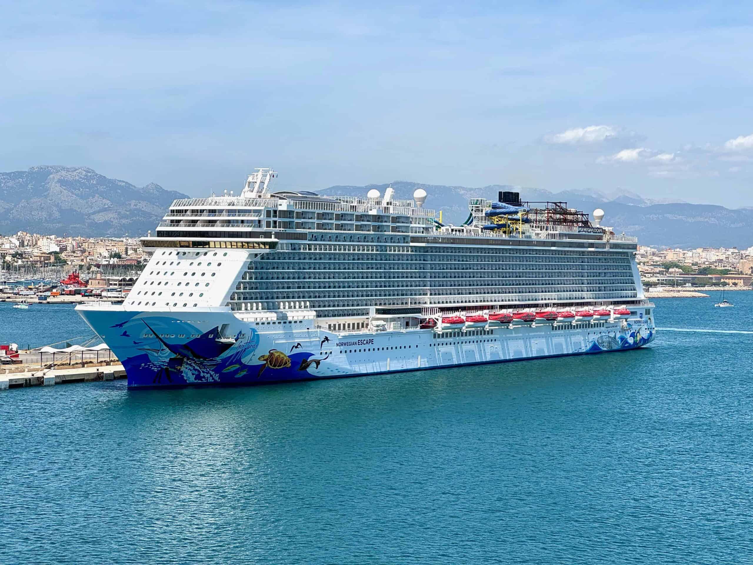 Norwegian Escape Heads to Barcelona for 16-Day Drydock