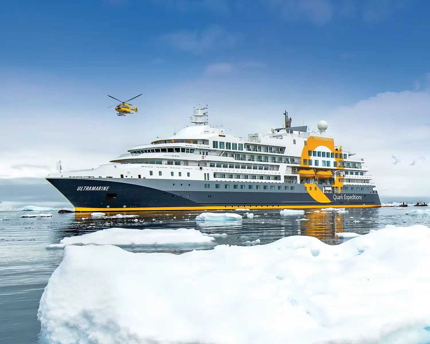 Quark Delivers Hockey Gear to Pangnirtung by Arctic Ship
