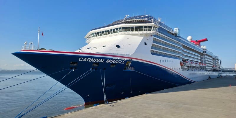 Carnival Miracle Sails From Seattle to Galveston via Panama Canal