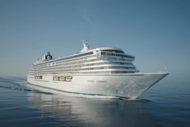 Crystal Serenity Enters Three-Week Refit in Portugal