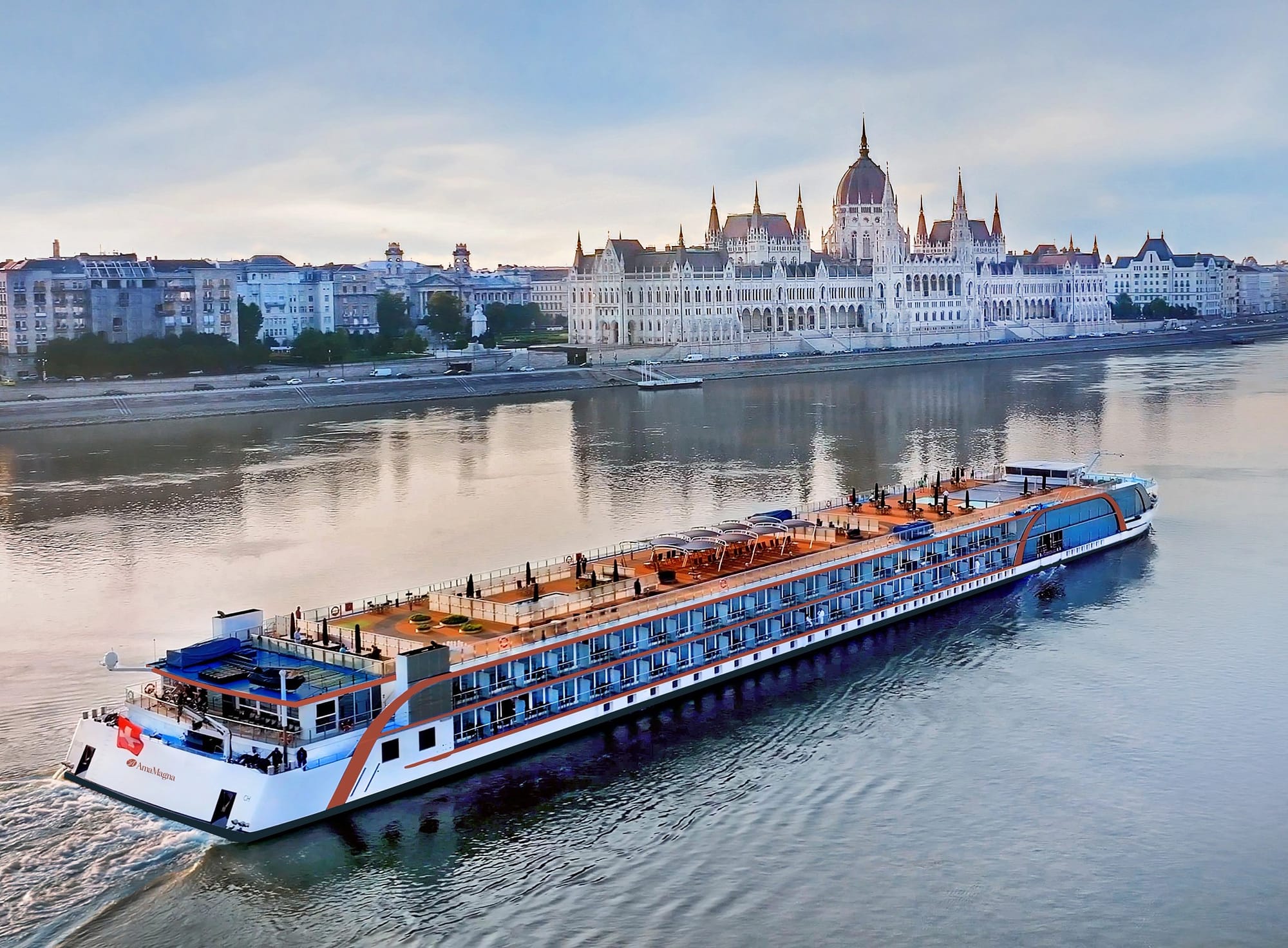AmaRudi Adds Public Spaces on Danube Debut in 2027