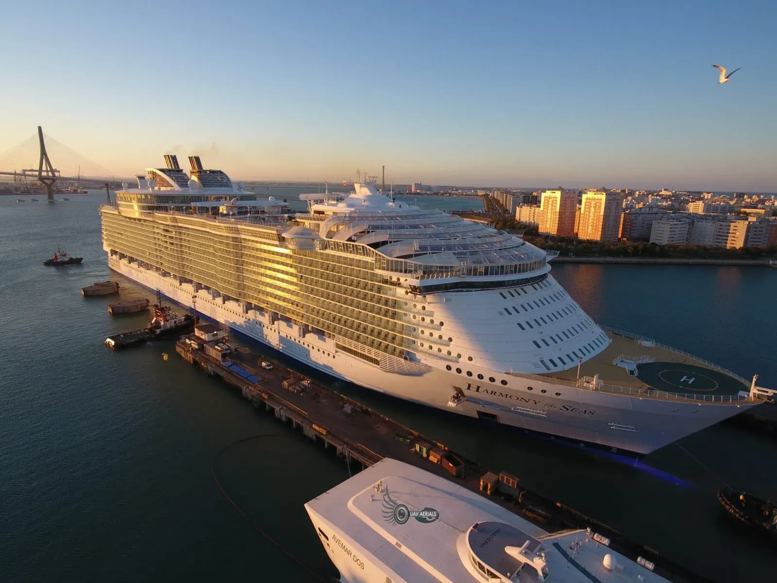 Harmony of the Seas Completes 44-Day Refit in Cadiz