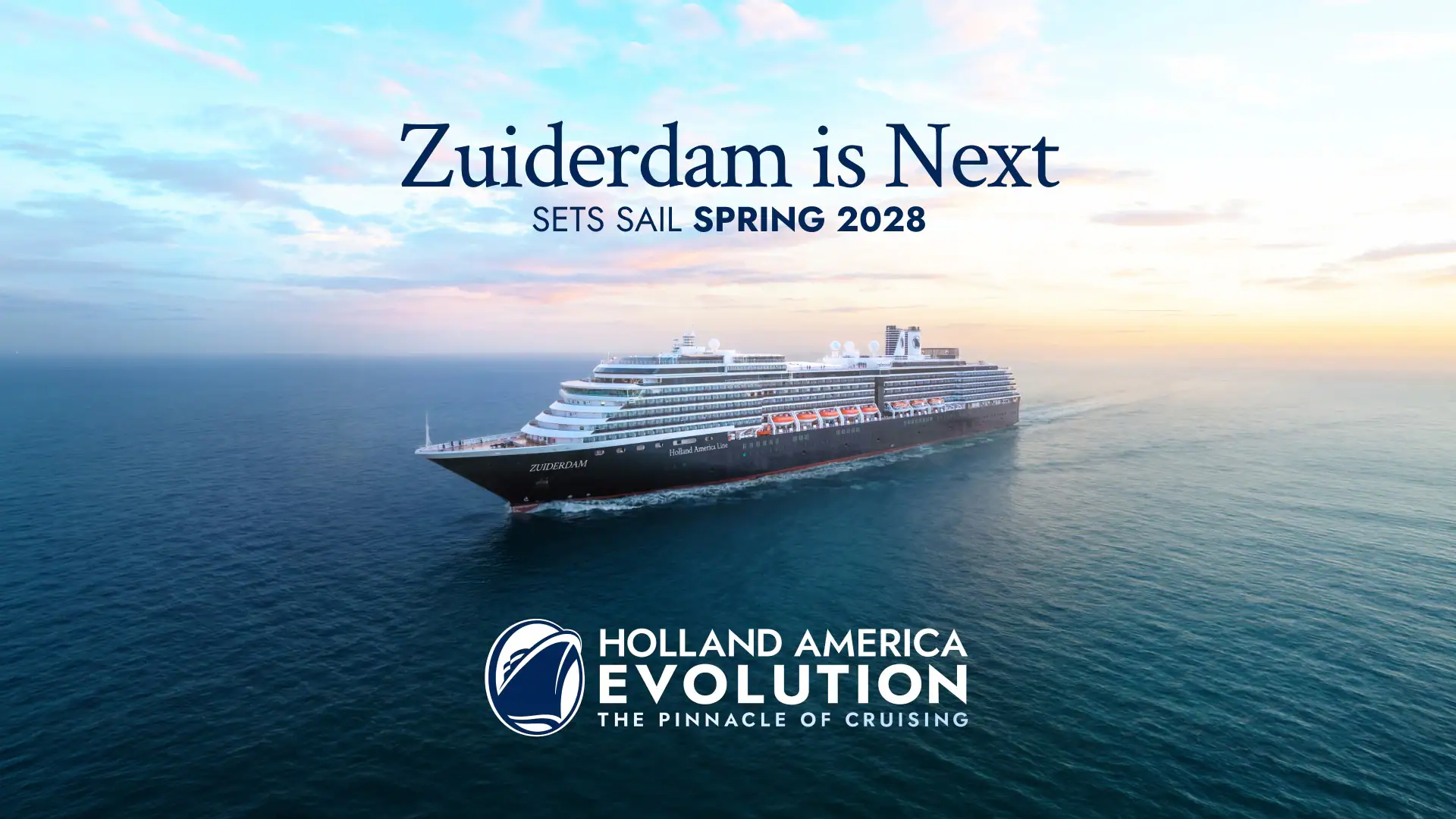 Holland America Opens 2028 Canada and New England Cruises