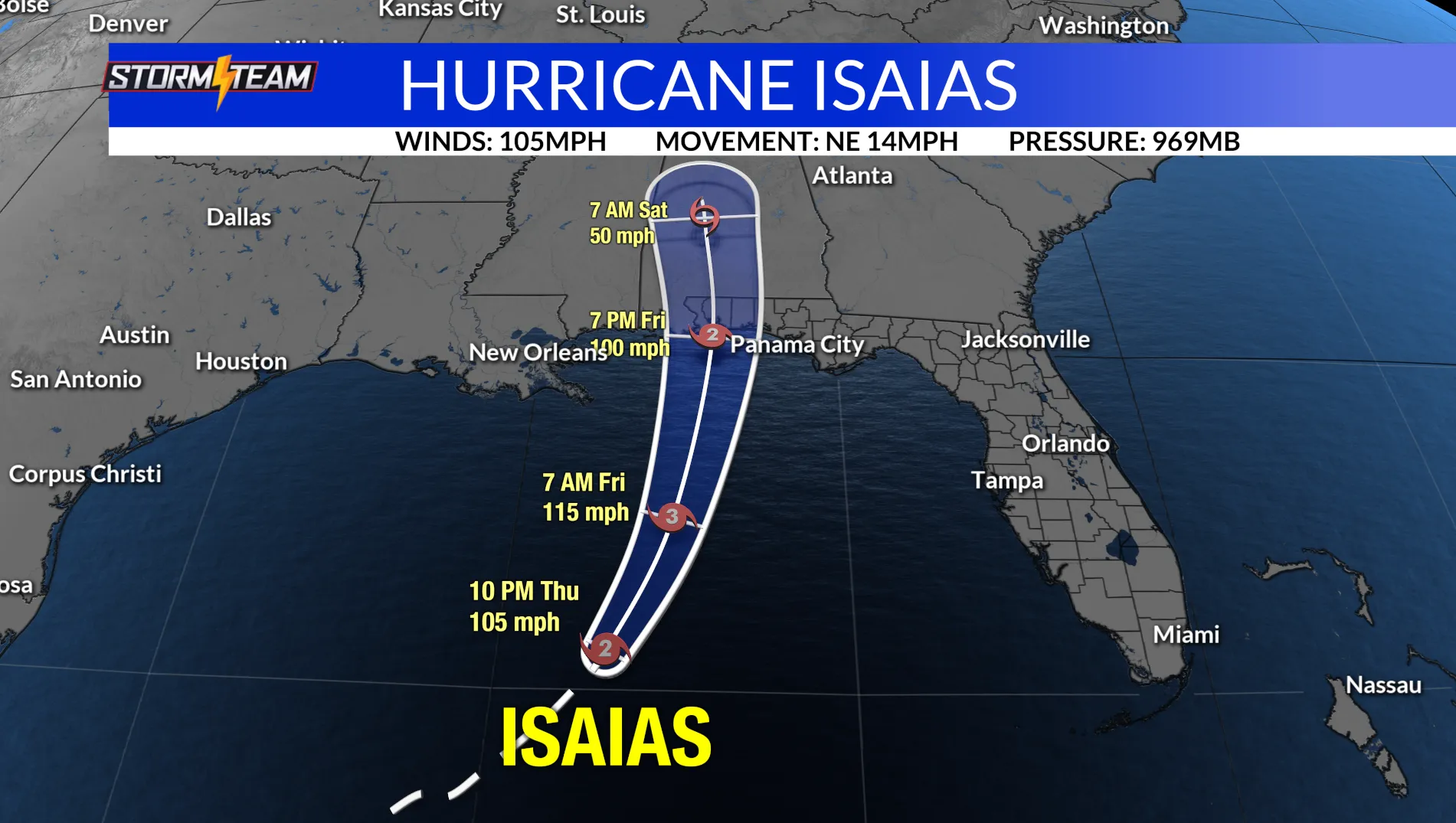 Hurricane Isaias May Force Cruise Itinerary and Port Changes