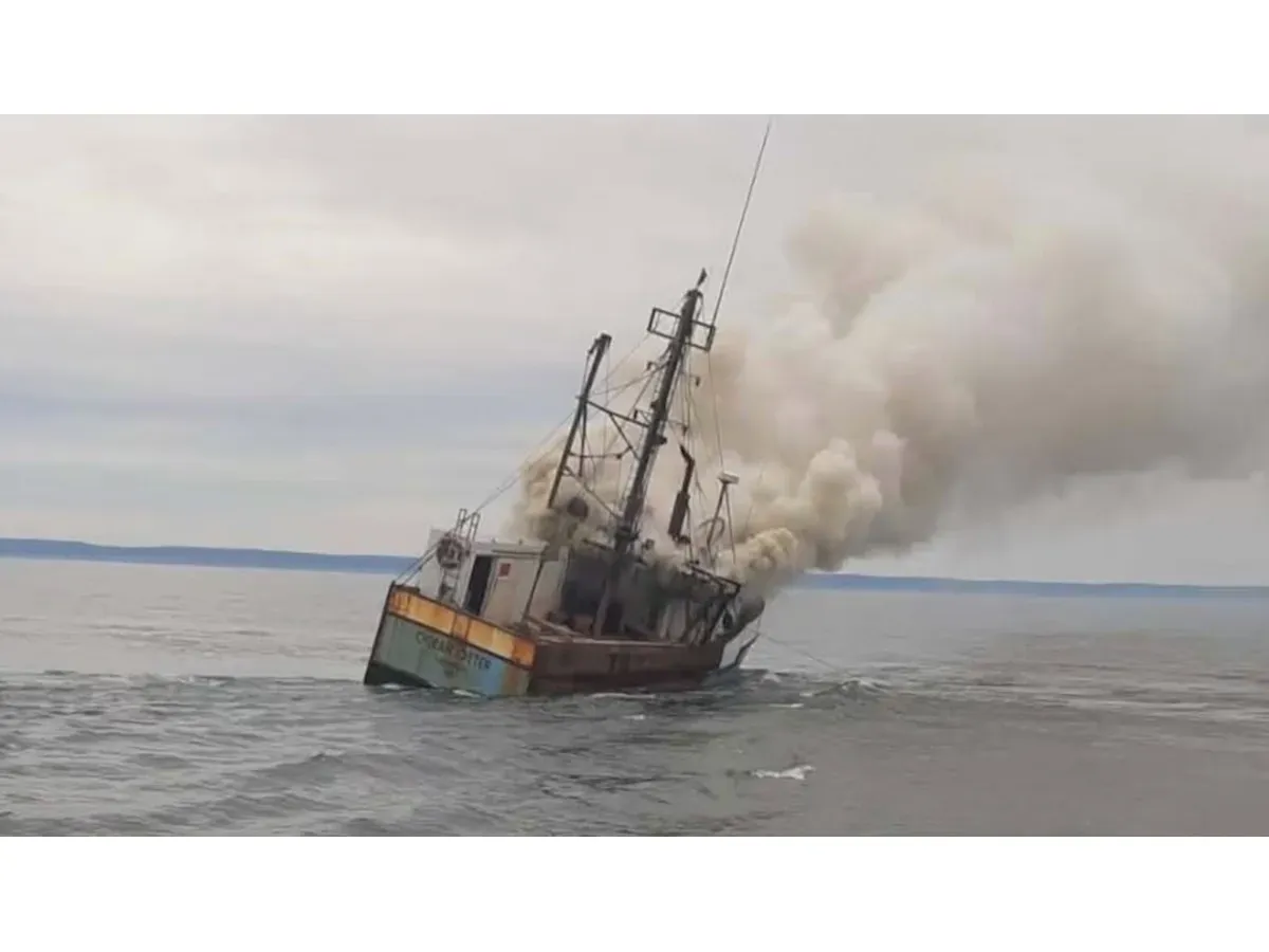 AIDAnova Rescues Four From Burning Fishing Vessel in Skagerrak