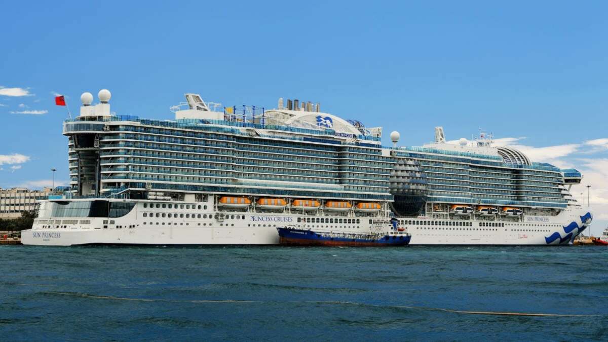 Sun Princess features closed; thrill rides scrapped