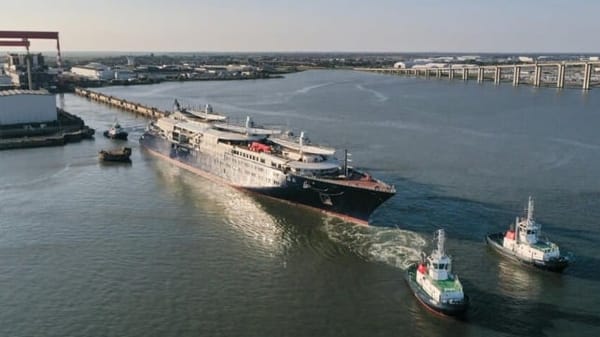 Orient Express Corinthian Floats Out as World’s Largest Sailing Cruise Yacht