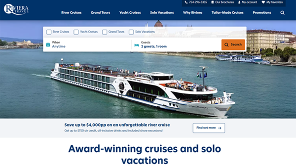 Riviera Travel Unveils New Website and Training Platform for North America