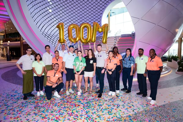 Royal Caribbean Marks 100 Millionth Guest With Celebration on Icon of the Seas