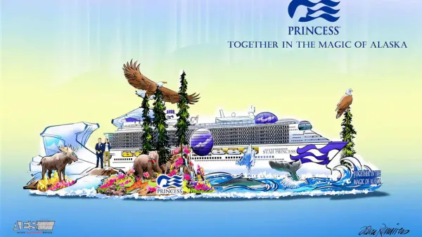 Princess Cruises Unveils Star Princess Float for 2026 Rose Parade